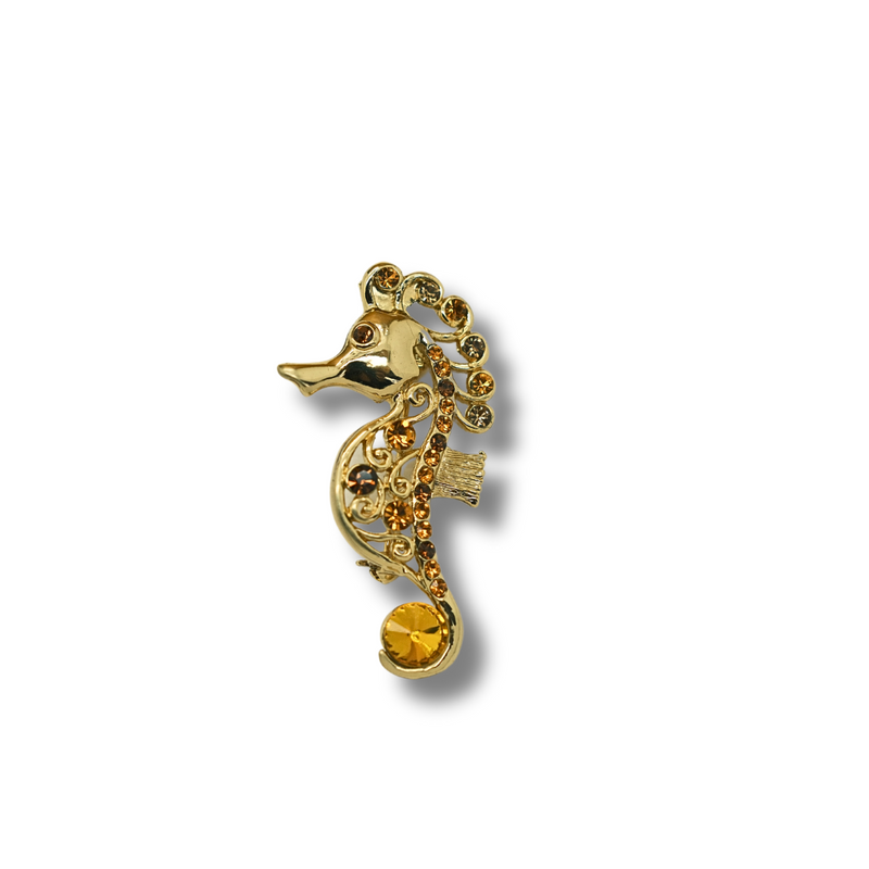 Baby Seahorse Brooch