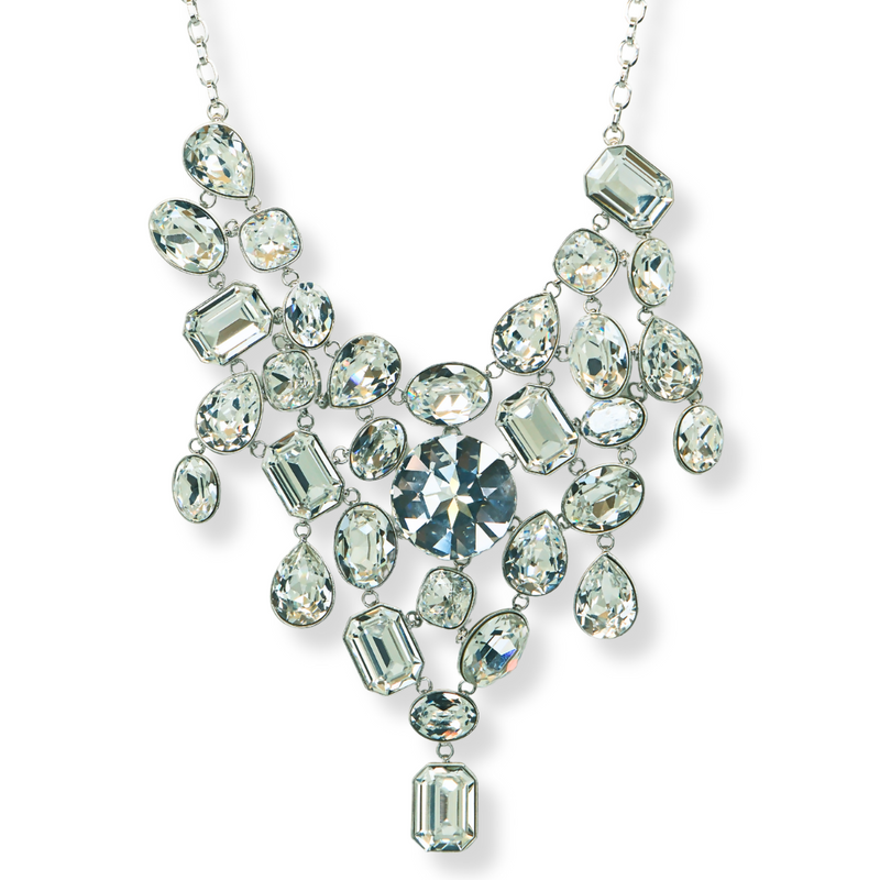 Cascading Crystal Necklace