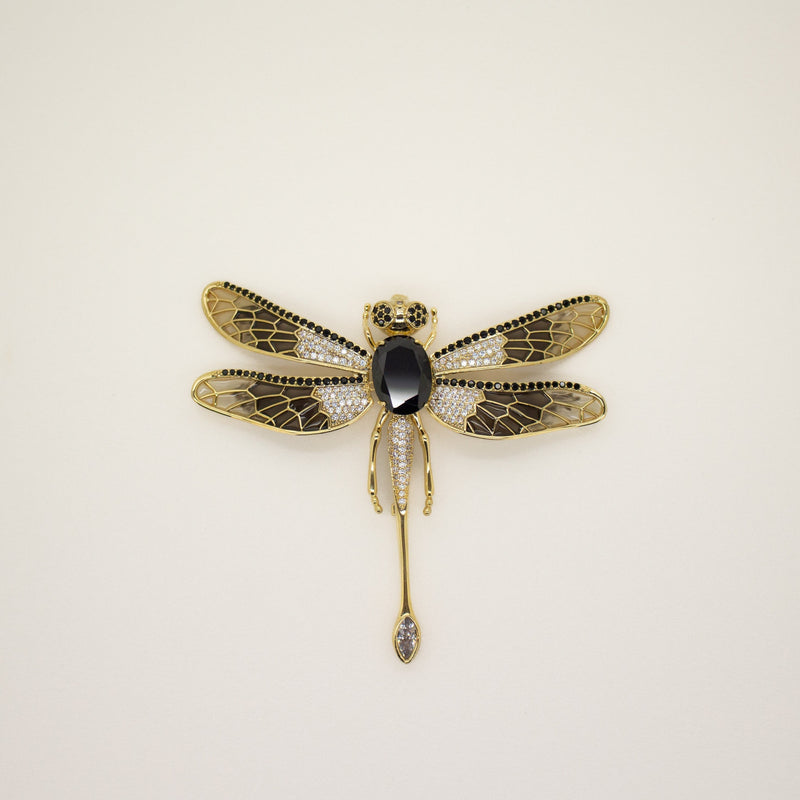 Graceful Dragonfly Brooch