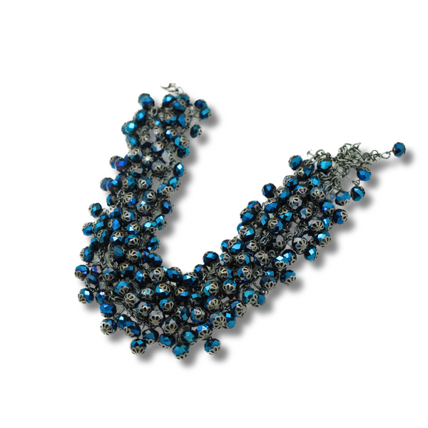 Beaded Cluster Necklace