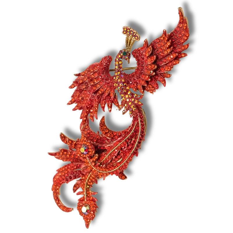 Large Phoenix Brooch