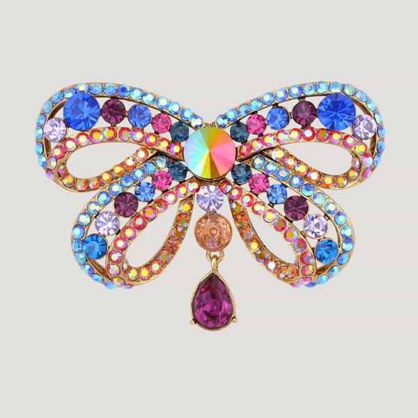 Ornate Bow Brooch