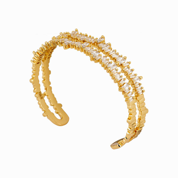 Baguette Crystal Bangle